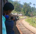 03 Boys hanging on the train, Sri Lankan Highlands